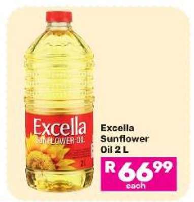 Excella Sunflower Oil 2 L