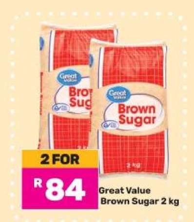Great Value Brown Sugar 2 kg