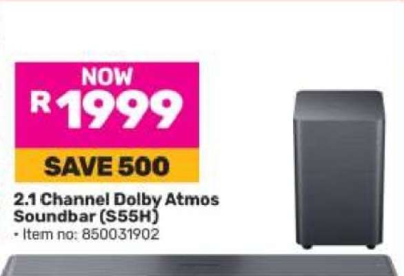 2.1 Channel Dolby Atmos Soundbar (S55H)