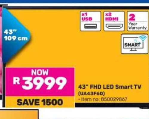 43” FHD LED Smart TV (UA43F60)