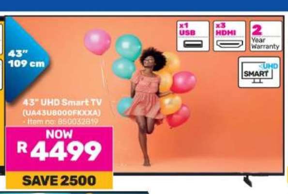 43" UHD Smart TV