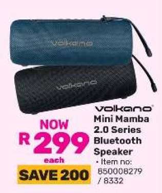Volkano Mini Mamba 2.0 Series Bluetooth Speaker