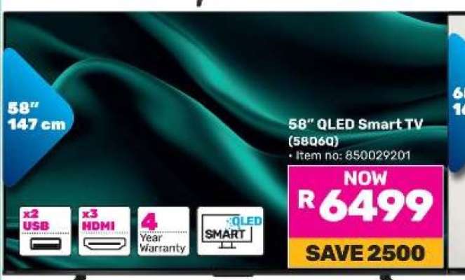 58" QLED Smart TV (58Q6)