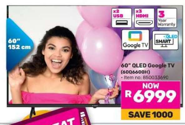 60” QLED Google TV