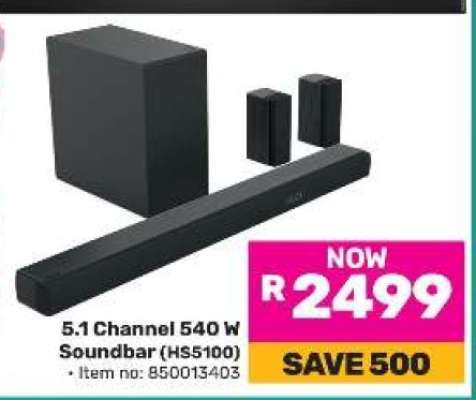 5.1 Channel 540 W Soundbar (HS5100)