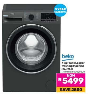 beko 7 kg Front Loader Washing Machine (BAW206)