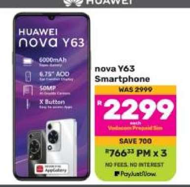 Huawei nova Y63 Smartphone