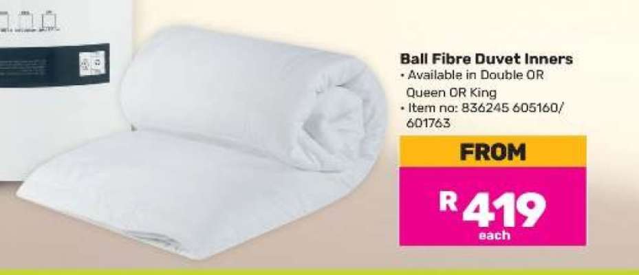Ball Fibre Duvet Inners