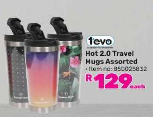 Hot 2.0 Travel Mugs Assorted