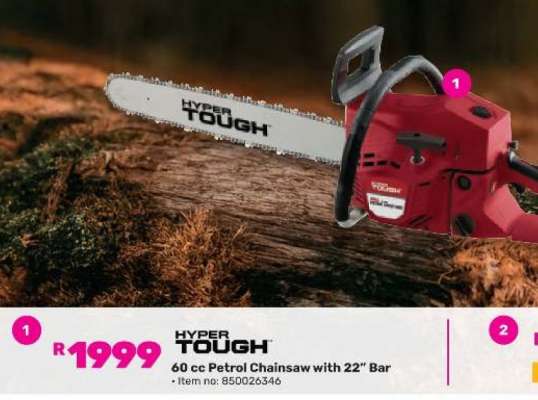 Hyper Tough 60 cc Petrol Chainsaw