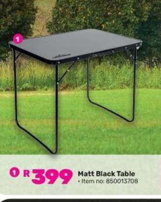 Matt Black Table