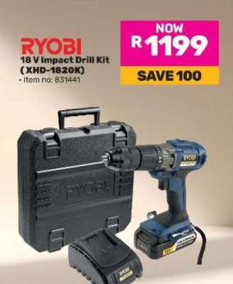 RYOBI 18 V Impact Drill Kit