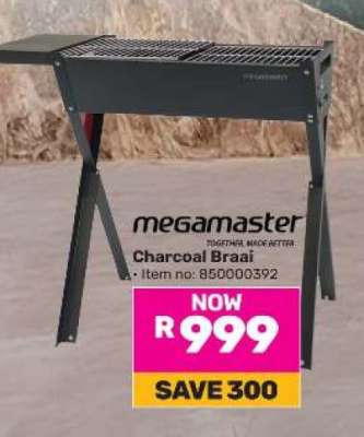 Megamaster Charcoal Braai