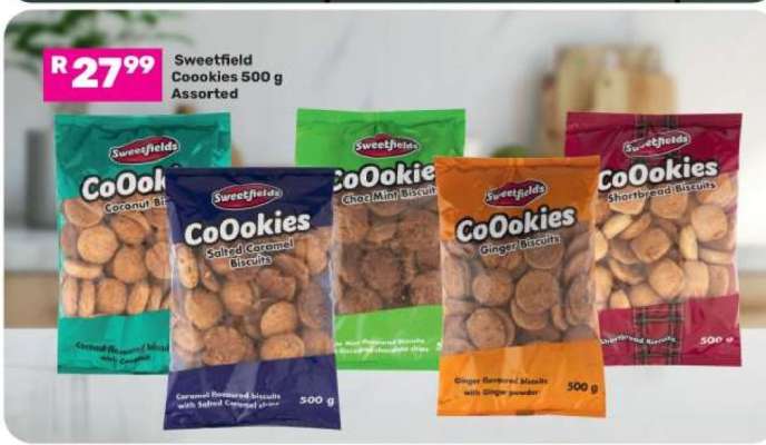 Sweetfield Cookies 500 g Assorted