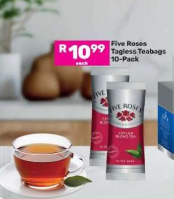 Five Roses Tagless Teabags 10-Pack