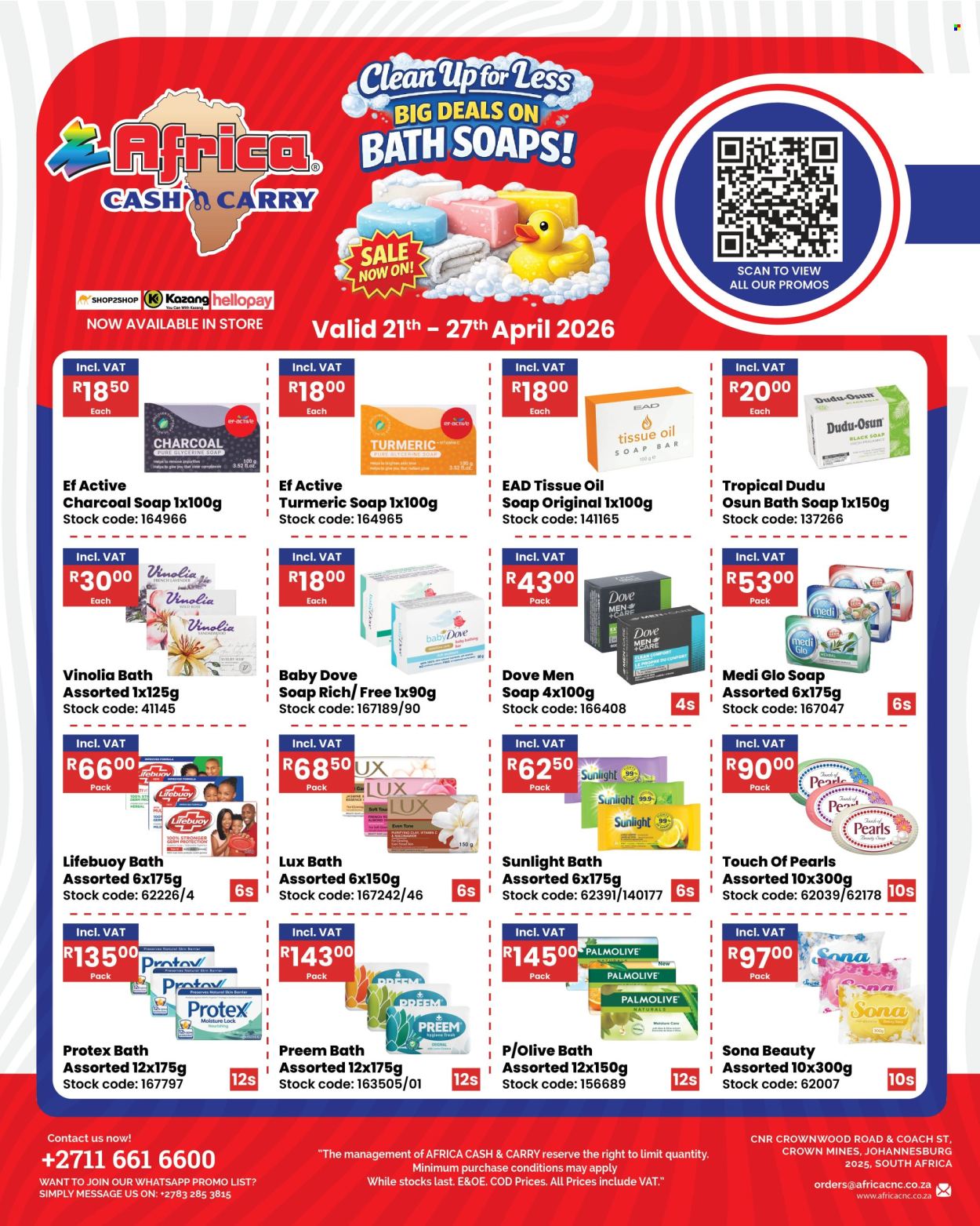 Africa Cash & Carry specials - 21/04/2026 - 27/04/2026. Page 1