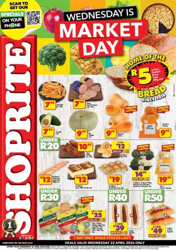 Shoprite catalogue  - 22/04/2026 - 22/04/2026.