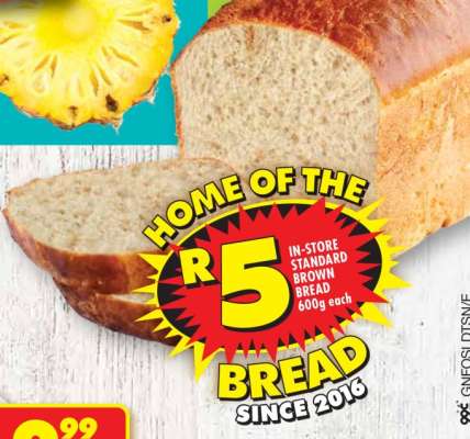 In-Store Standard Brown Bread