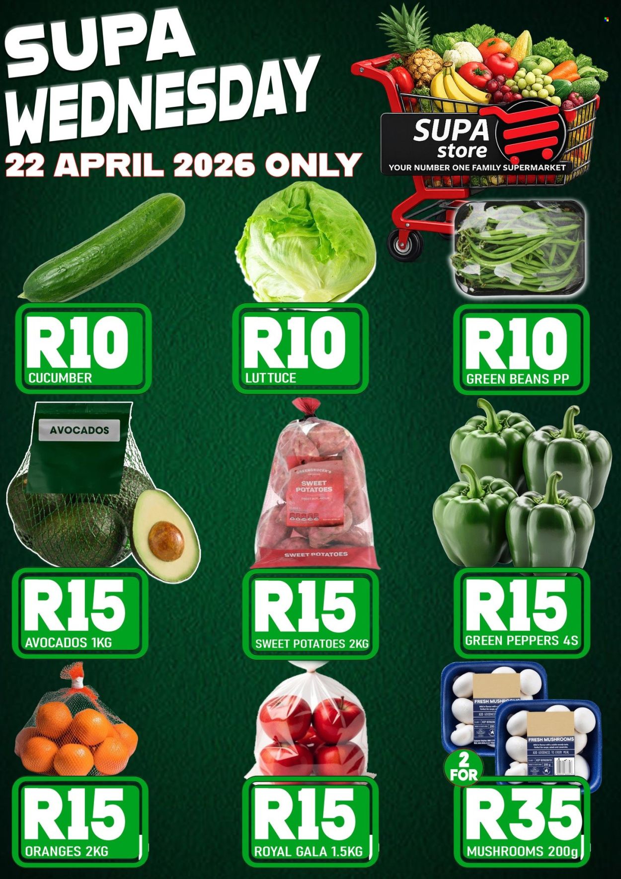 Supa Store specials - 22/04/2026 - 22/04/2026. Page 1