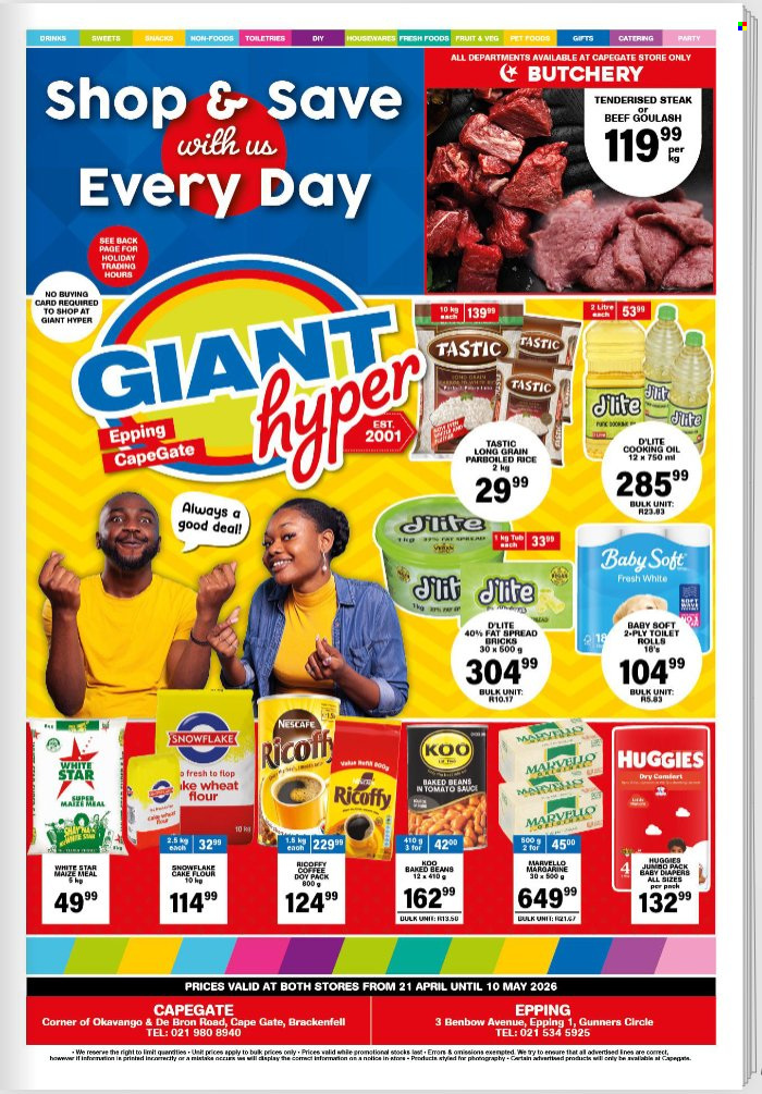 Giant Hyper specials - 21/04/2026 - 10/05/2026. Page 1