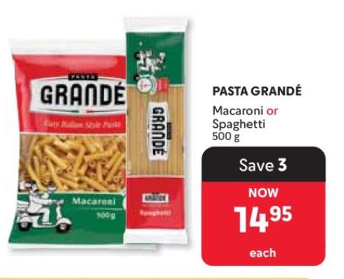 Pasta Grandé