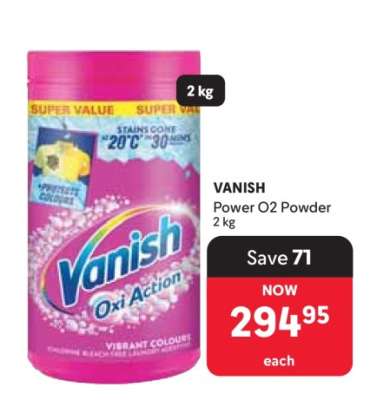 VANISH Power O2 Powder 2 kg