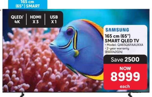 Samsung 165 cm 65" Smart QLED TV