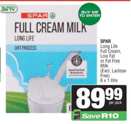 SPAR Full Cream Milk