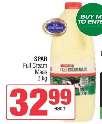 SPAR Full Cream Maas