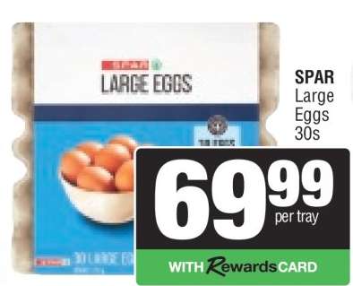 SPAR Large Eggs 30s
