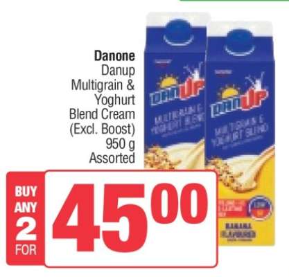 Danone DanUp Multigrain & Yoghurt Blend Cream