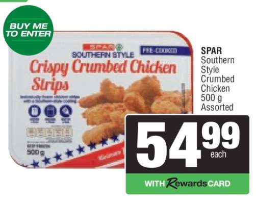 SPAR Southern Style Crumbed Chicken