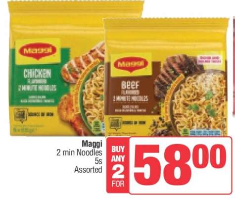 Maggi 2 Min Noodles 5s Assorted