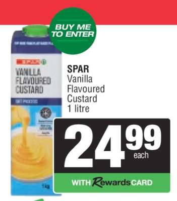 SPAR Vanilla Flavoured Custard