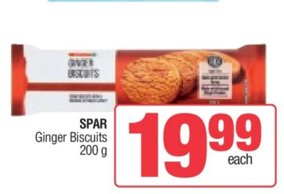 SPAR Ginger Biscuits