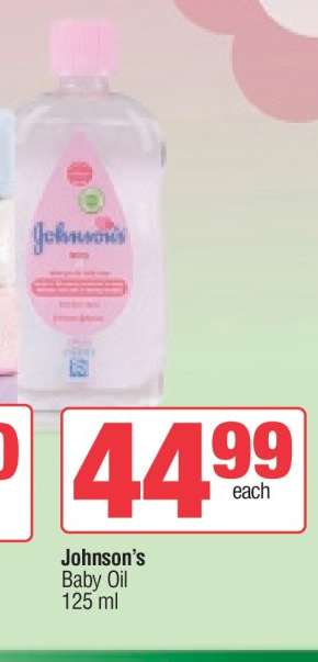 JOHNSON'S BABY OIL