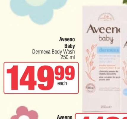 Aveeno Baby Dermexa Body Wash 250 ml