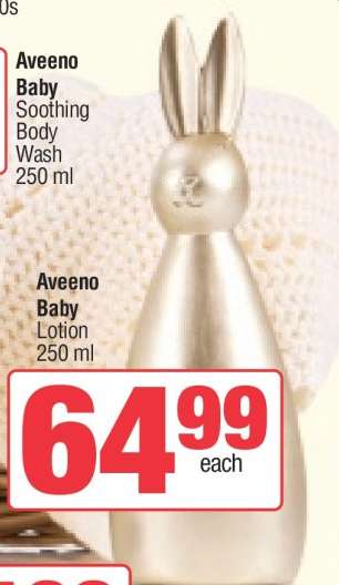 Aveeno Baby Soothing Body Wash / Aveeno Baby Lotion