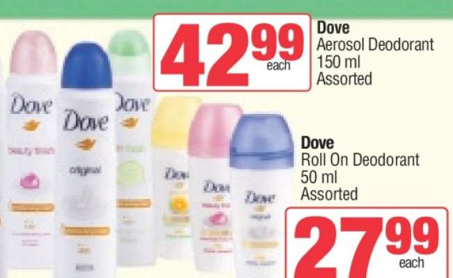 Dove Aerosol Deodorant