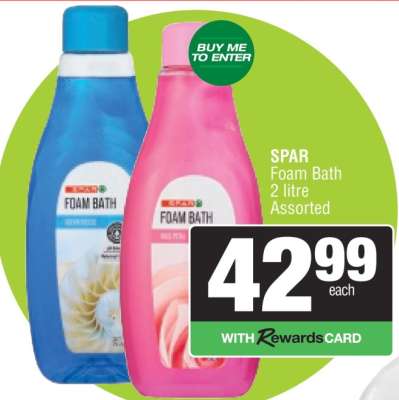 SPAR Foam Bath