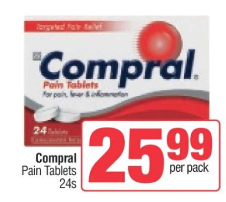 Compral Pain Tablets 24s