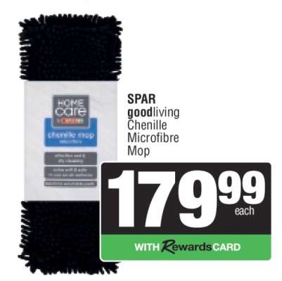 SPAR goodliving Chenille Microfibre Mop