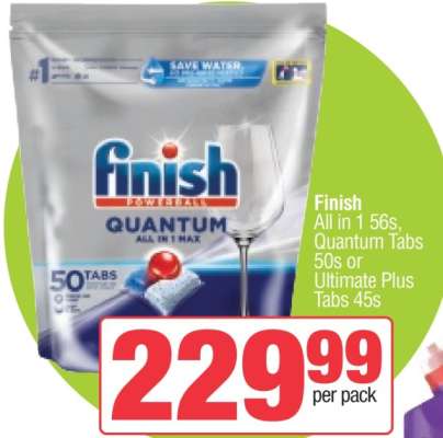 Finish All in 1 56s, Quantum Tabs 50s or Ultimate Plus Tabs 45s