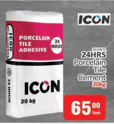 ICON 24HRS Porcelain Tile Cement 20kg