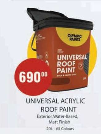 UNIVERSAL Acrylic Roof Paint