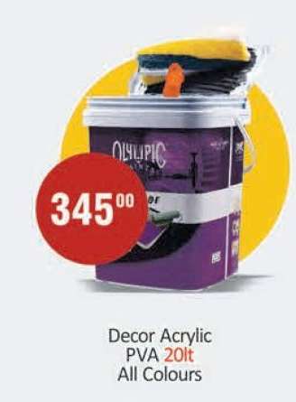Decor Acrylic PVA 20lt