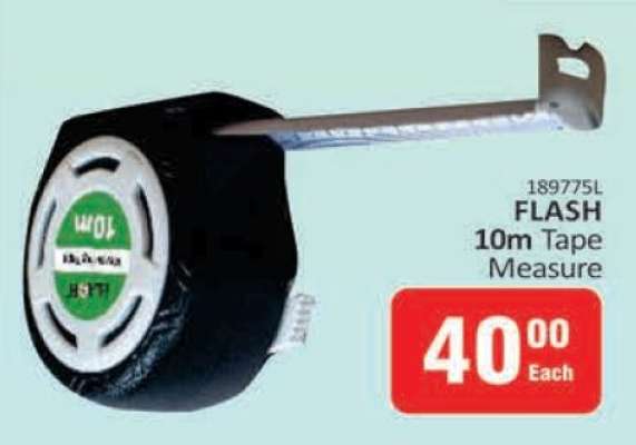 FLASH 10m Tape Measure