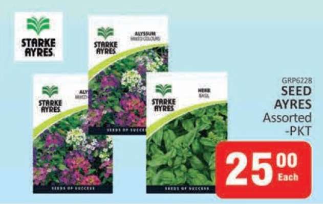 SEED AYRES Assorted -PKT