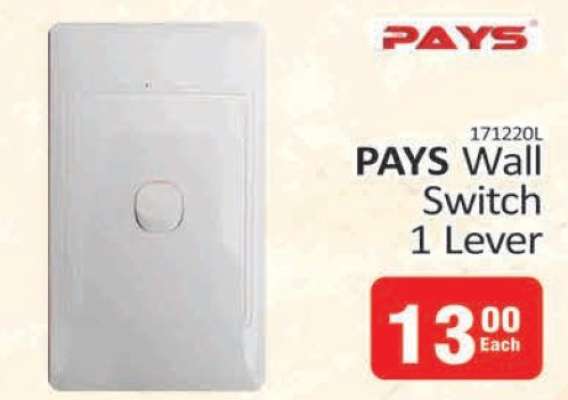 PAYS Wall Switch 1 Lever