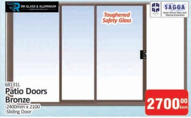 Patio Doors Bronze